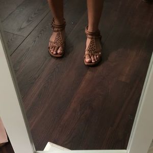 Brown sandals